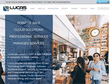 Tablet Screenshot of lucaspos.com